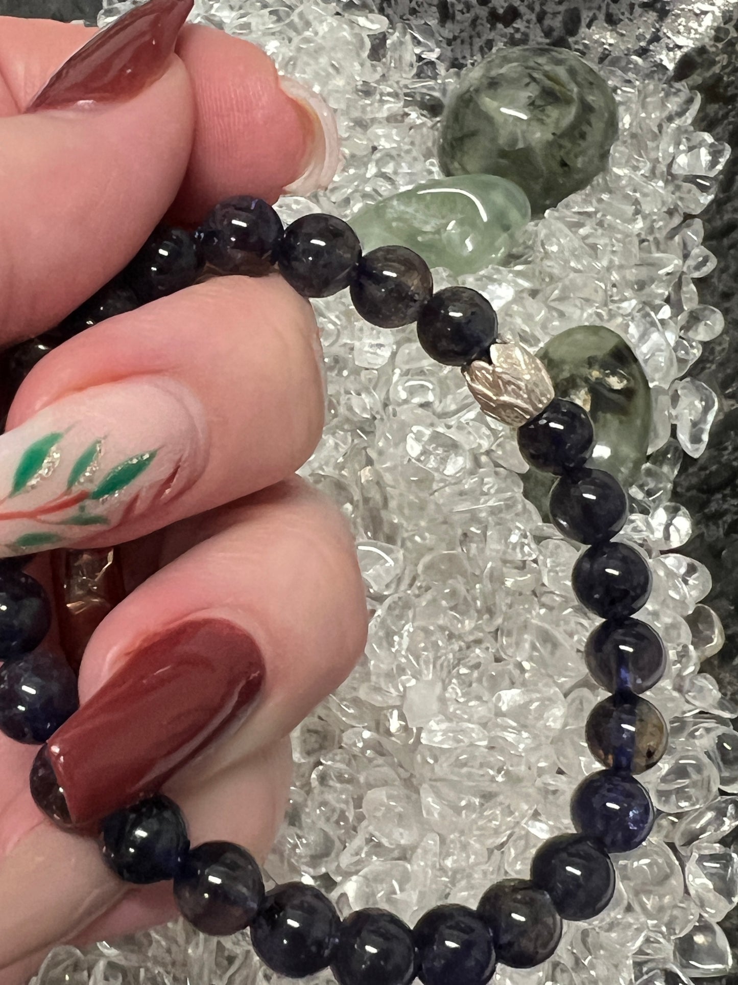 The Lotus - Iolite Bracelet
