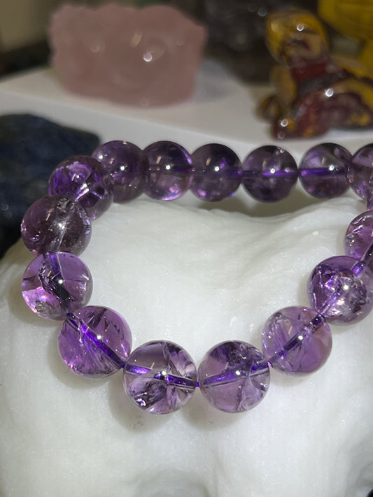 Crackled Amethyst Bracelets