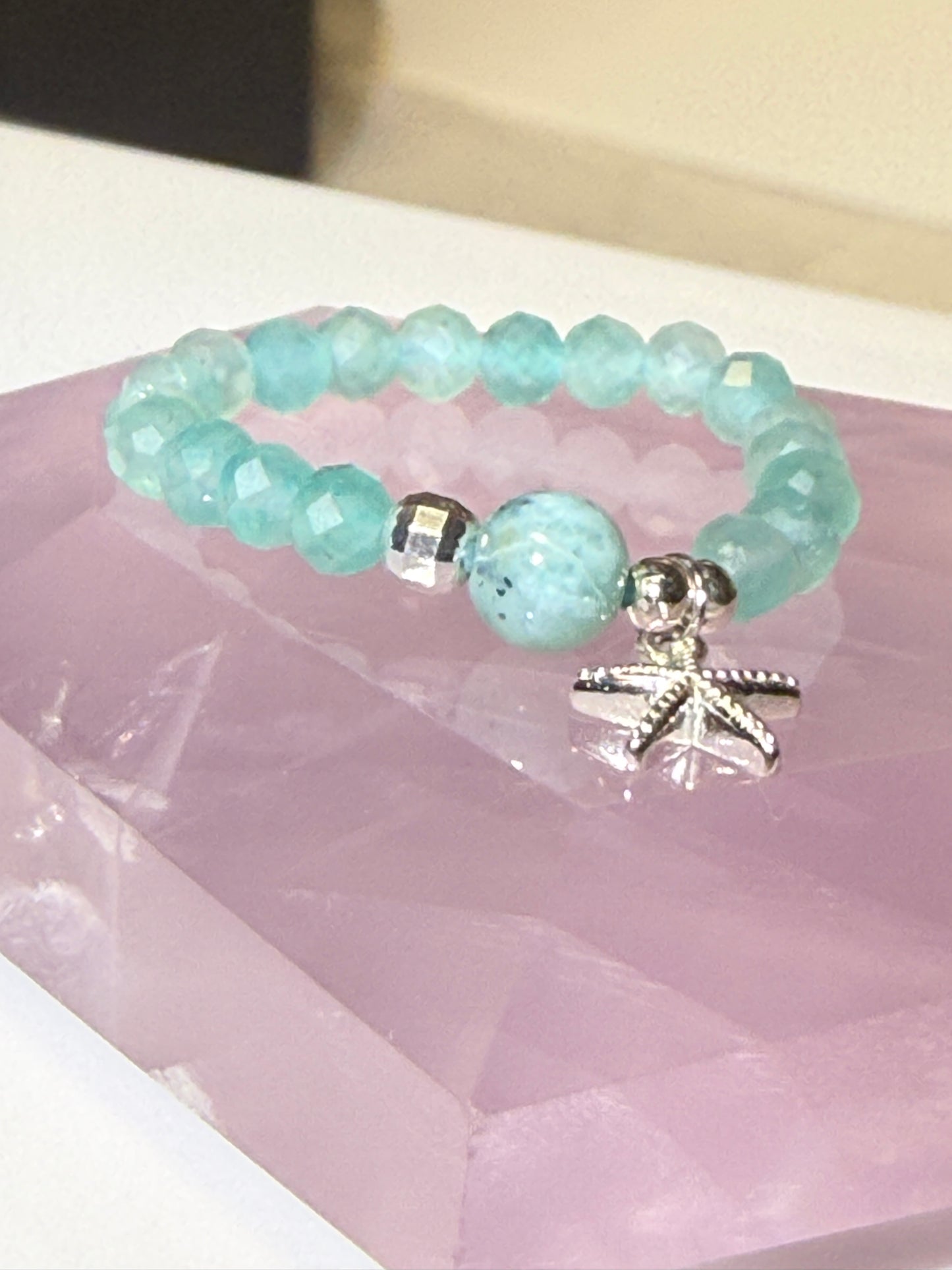 The Sea Larimar Stretch Ring