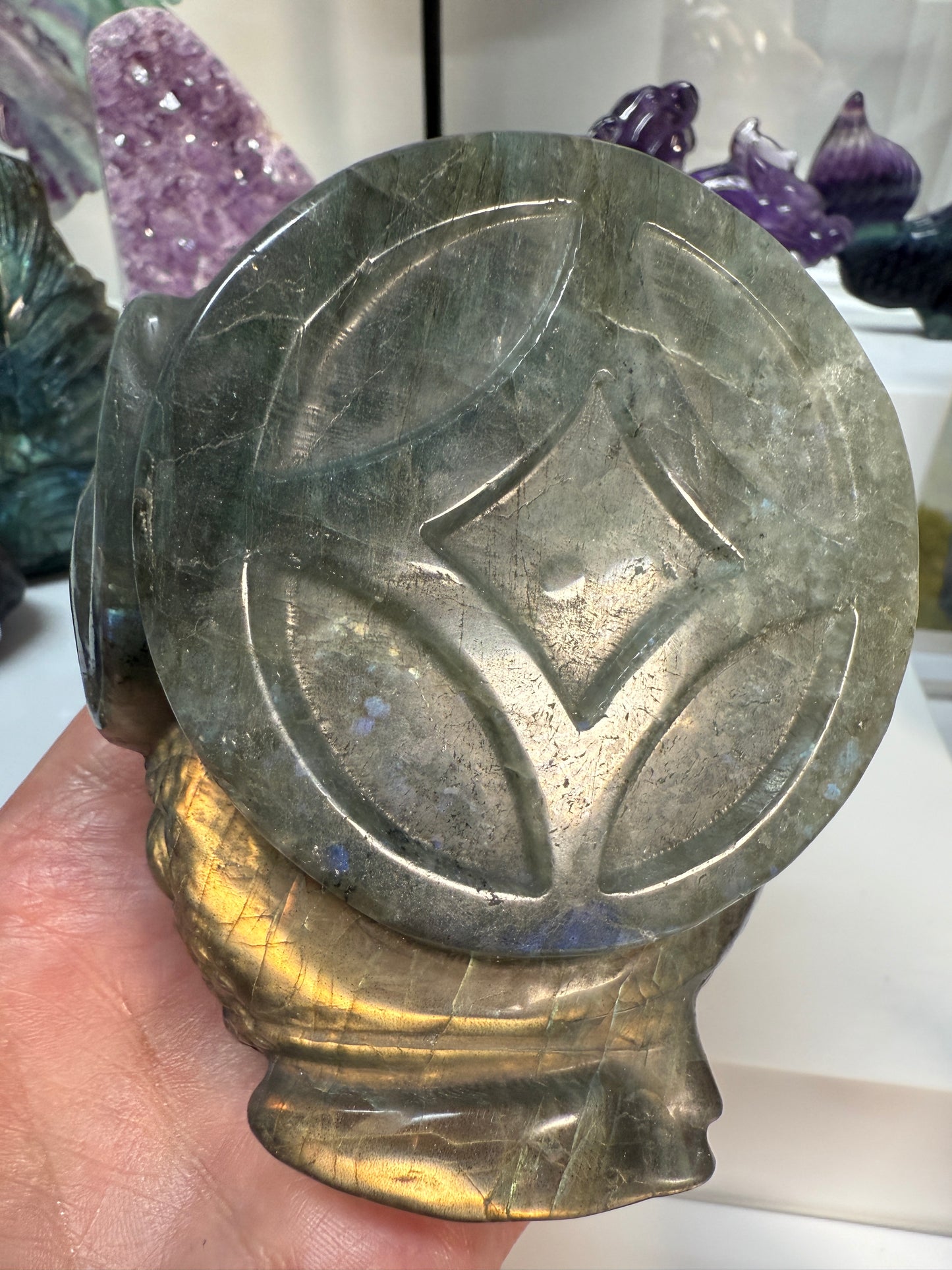 Labradorite Money Toads