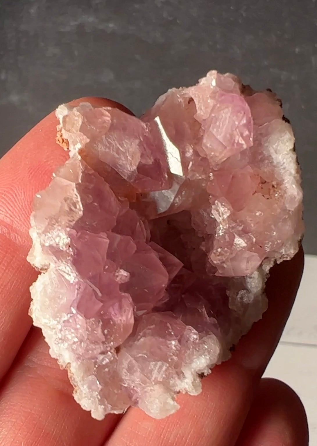 Pink Amethyst  Small Geode