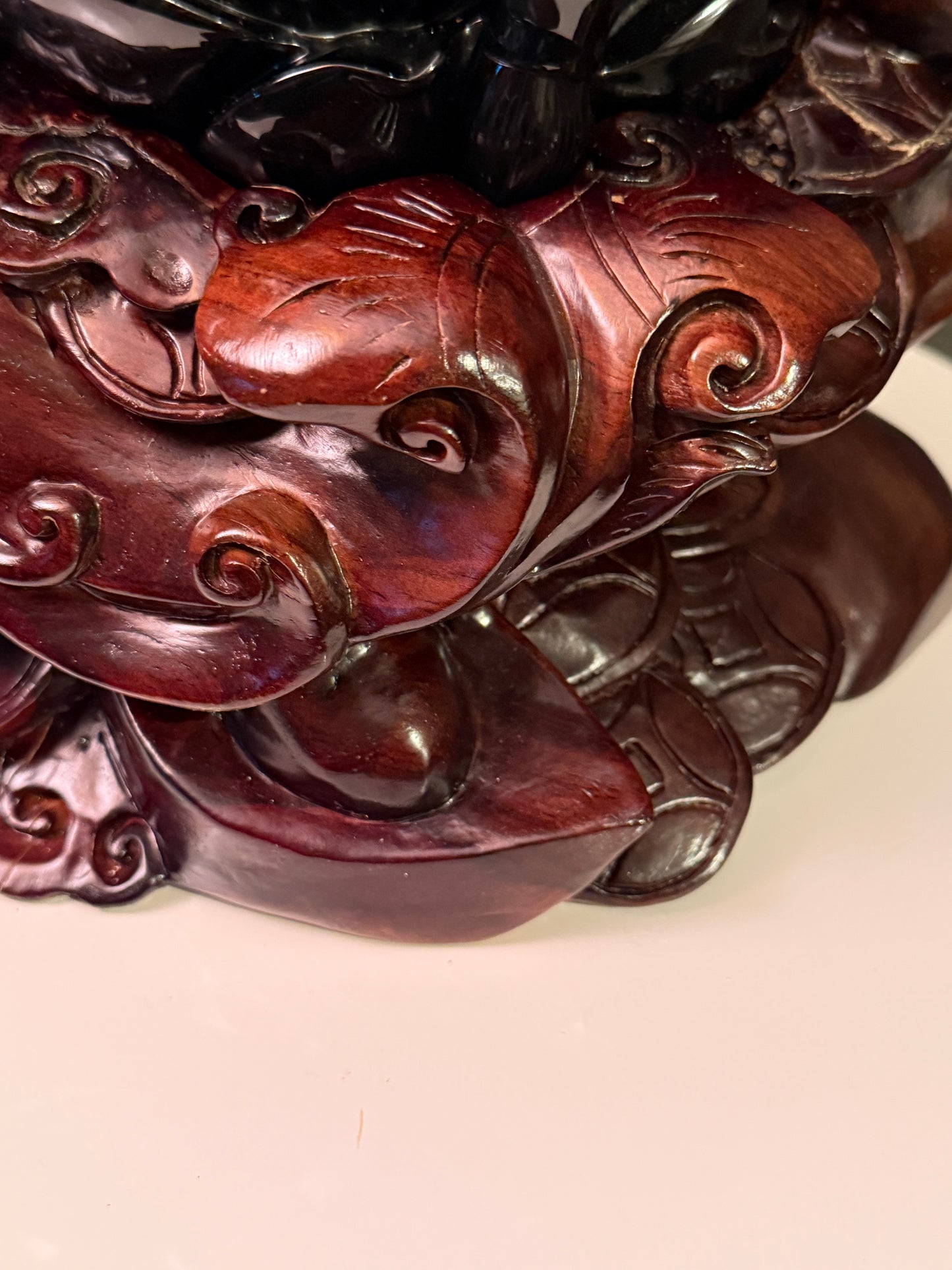 Master-Carved Rainbow Obsidian Buddha