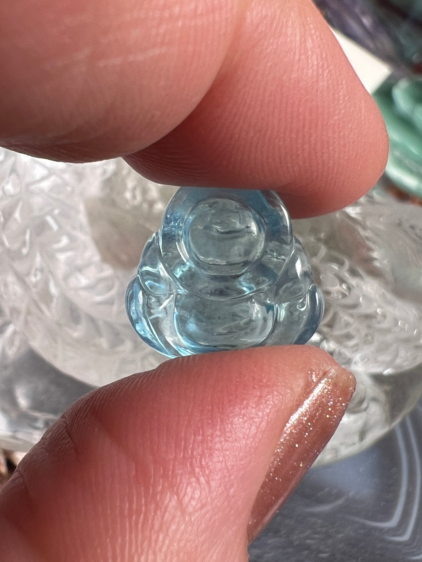 Aquamarine Buddha Micro