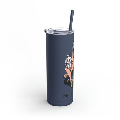 Atara Labradorite Vibes Tumbler: Unleash Positivity & Intuition (20oz)