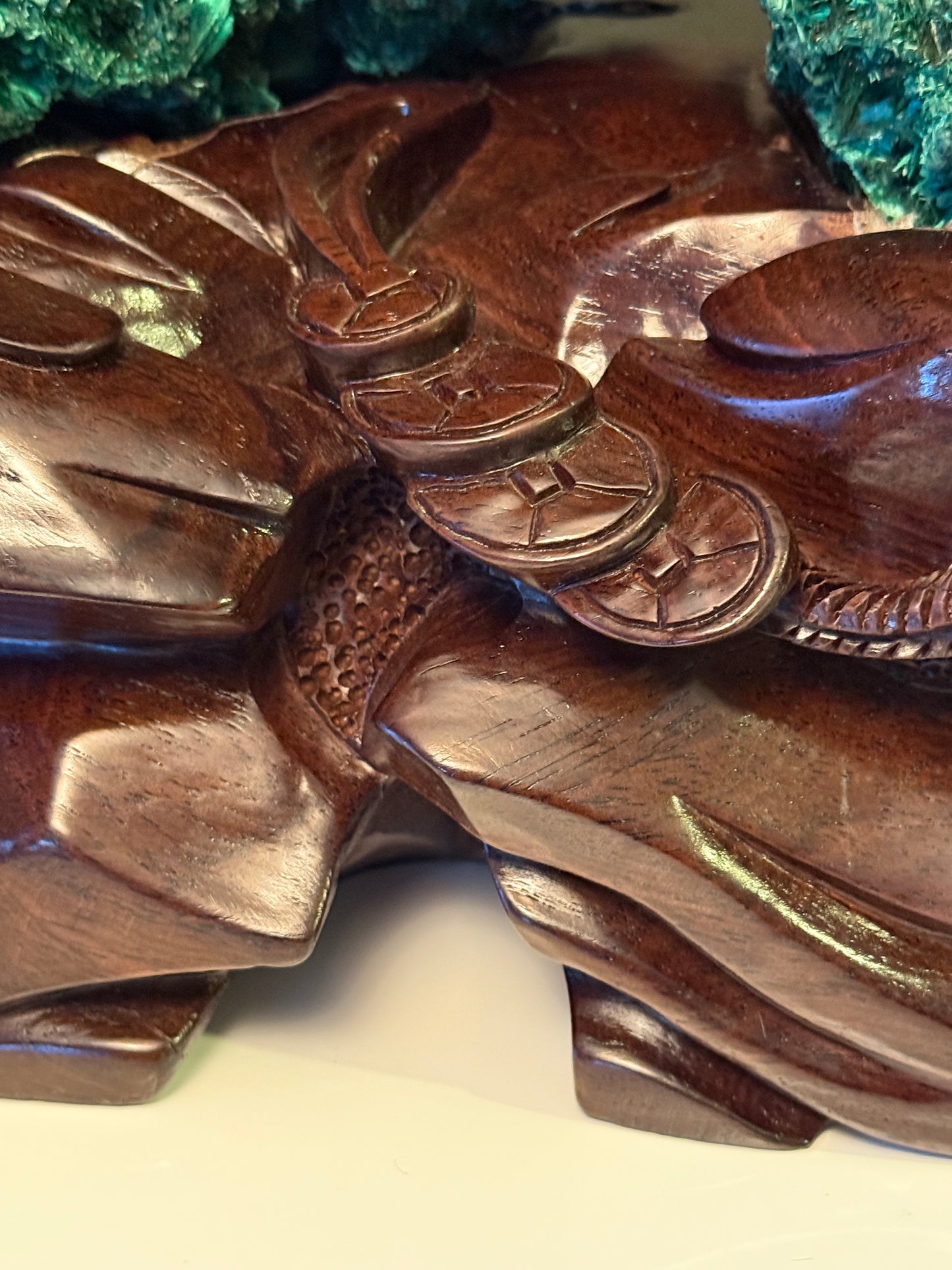 Fibrous Velvet Malachite Specimen