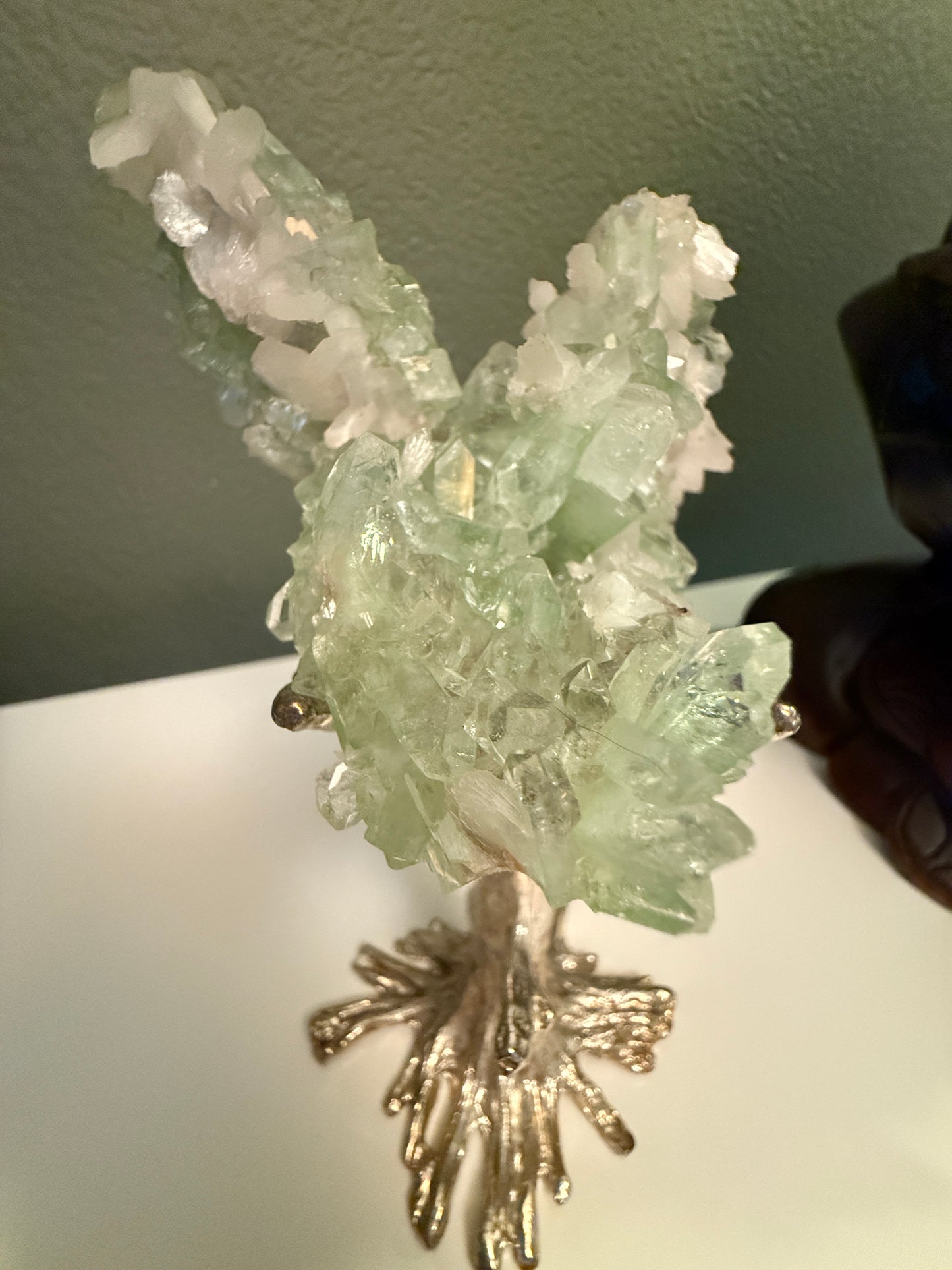 Terminated Green Crystalline Apophyllite Specimens