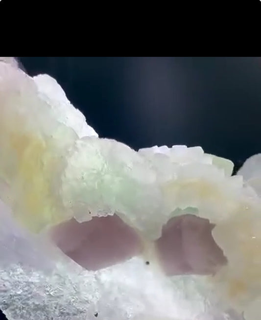 Four-Layer Fluorite Specimens