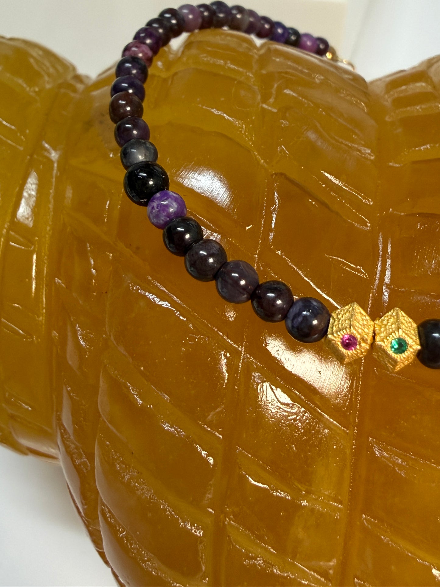 The Violet Axis — Sugilite Bracelet