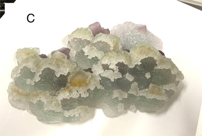 Four-Layer Fluorite Specimens