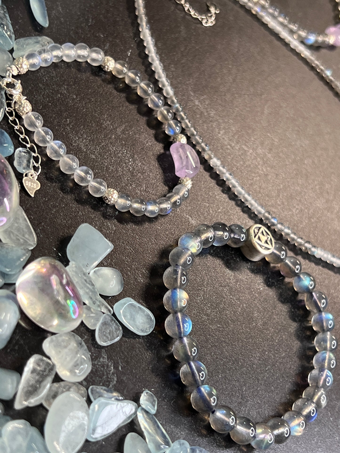 As Above, So Below Labradorite and Moonstone Women's Bracelet