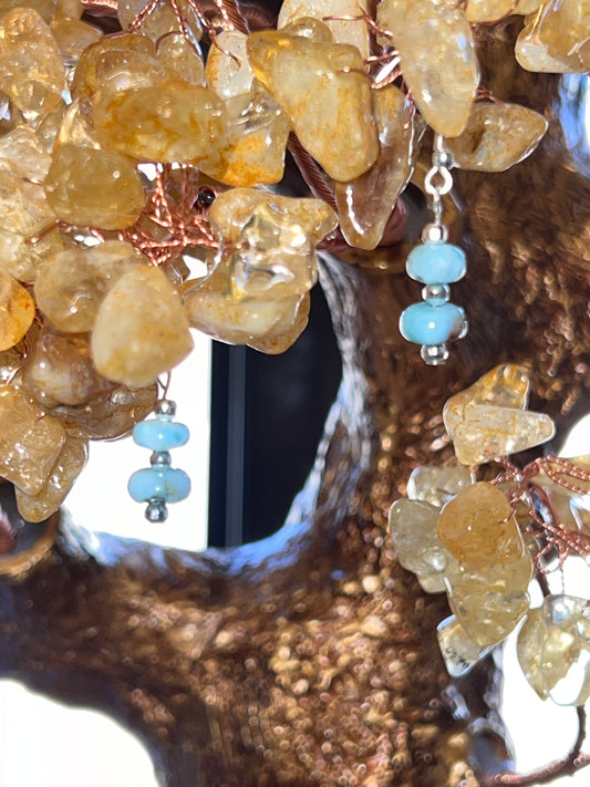 Larimar Earrings