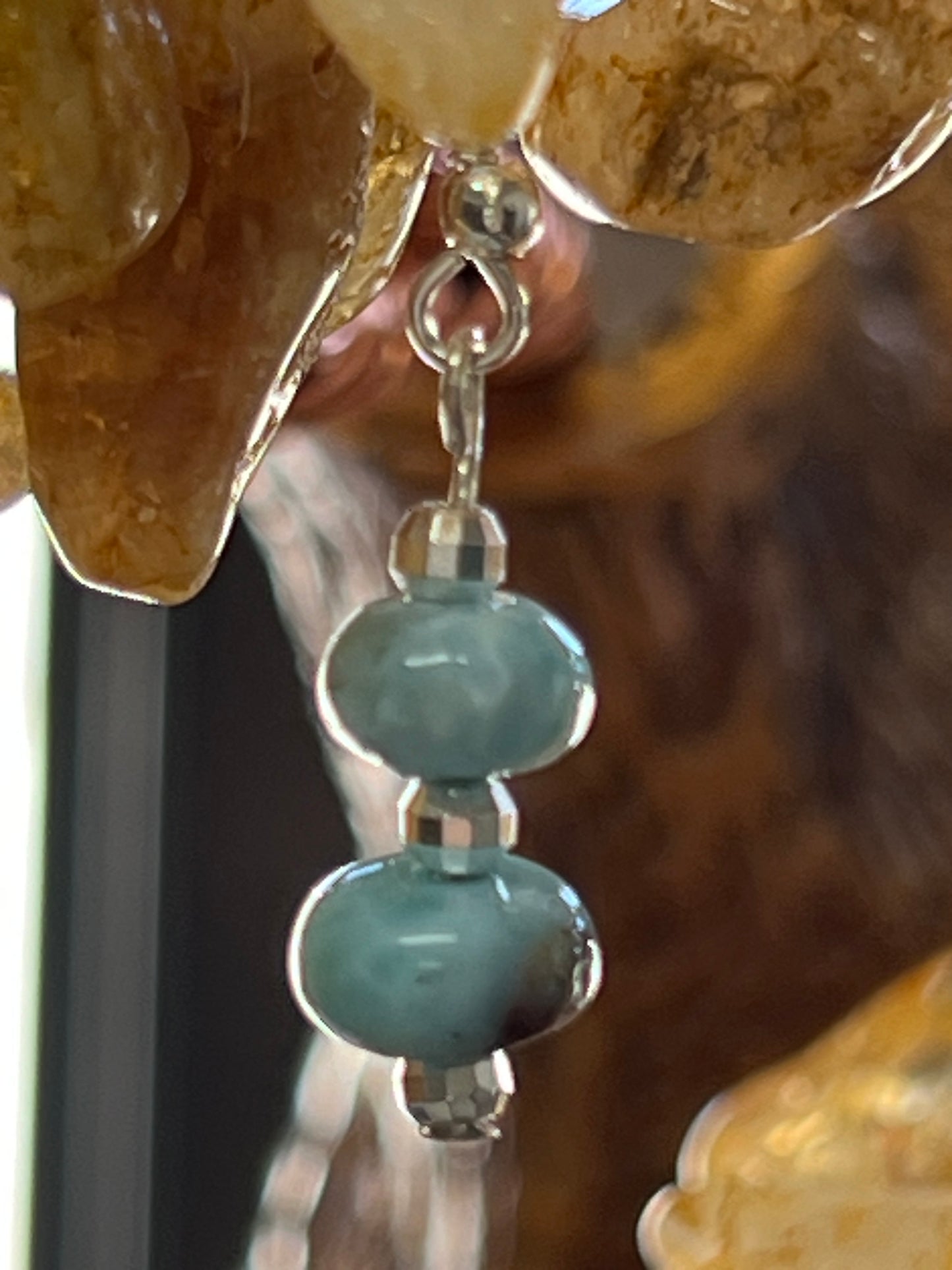 Larimar Earrings