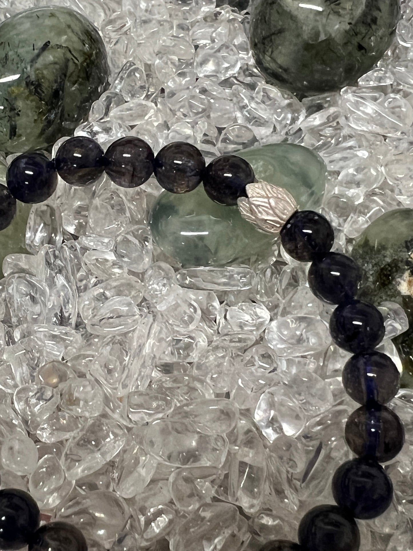 The Lotus - Iolite Bracelet