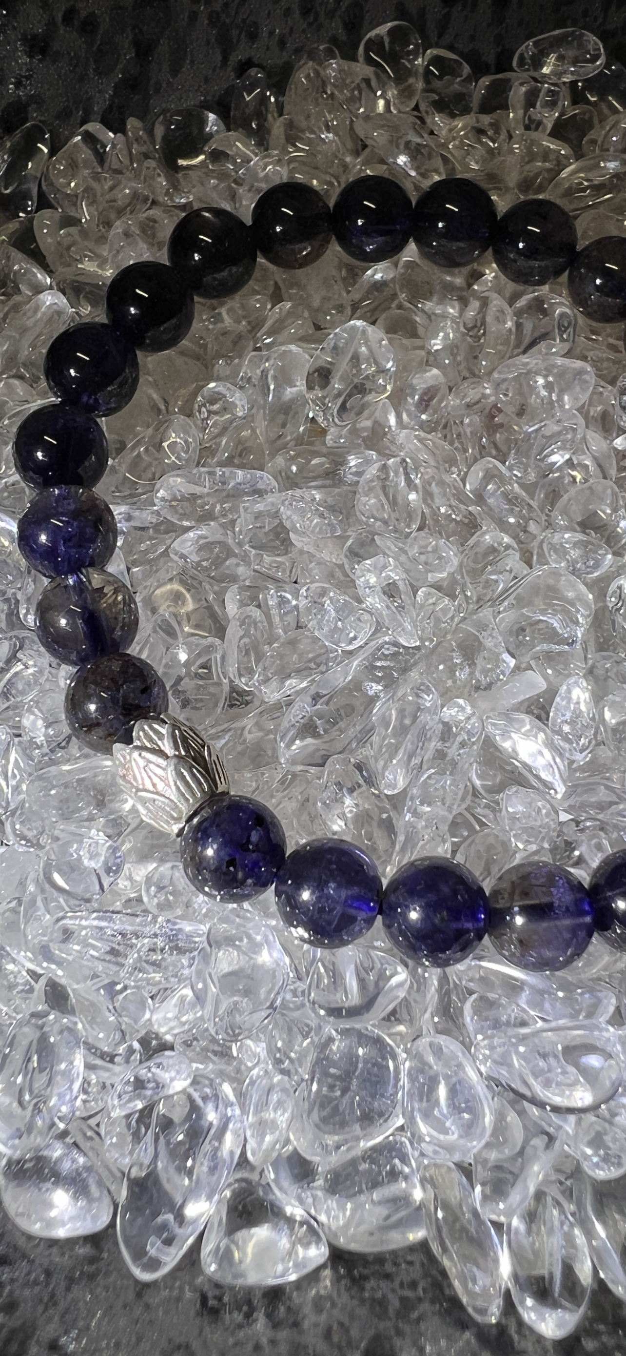 The Lotus - Iolite Bracelet