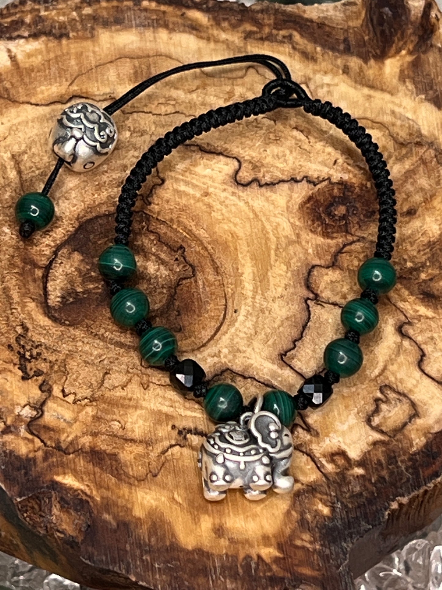 elephant double bracelet