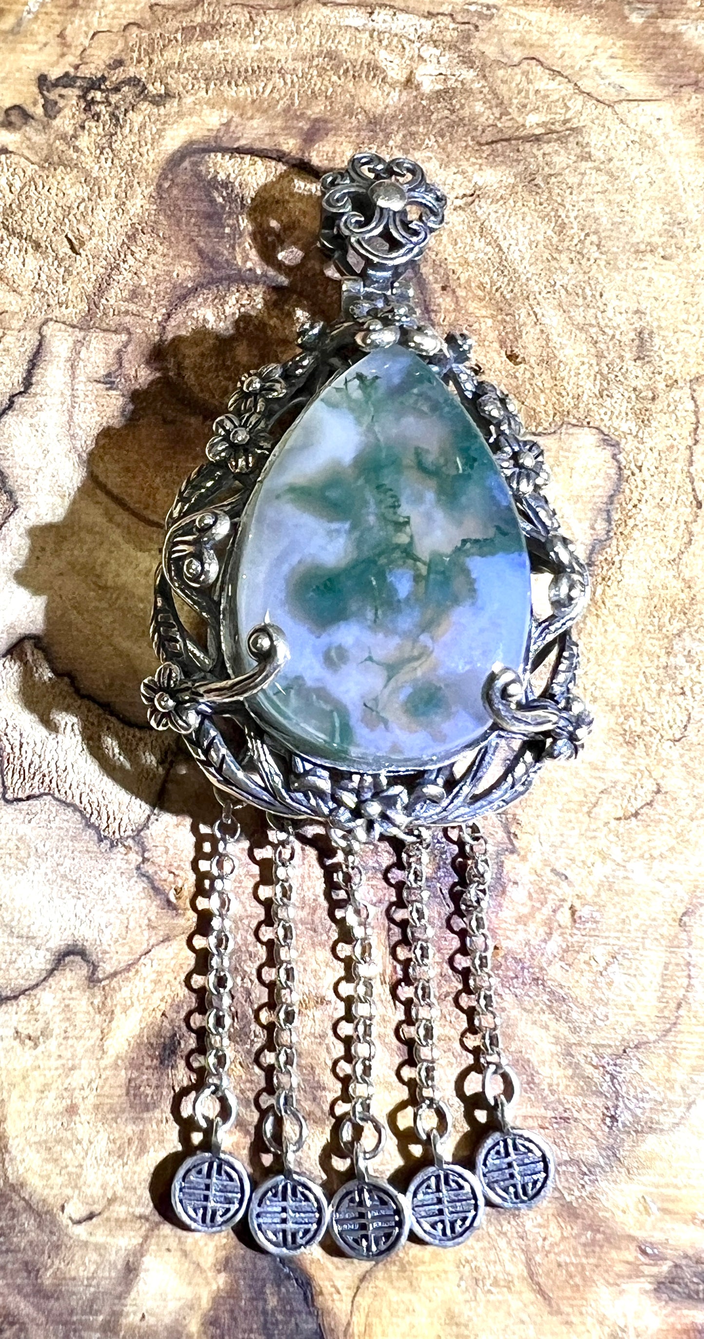 Moss Agate Pendant