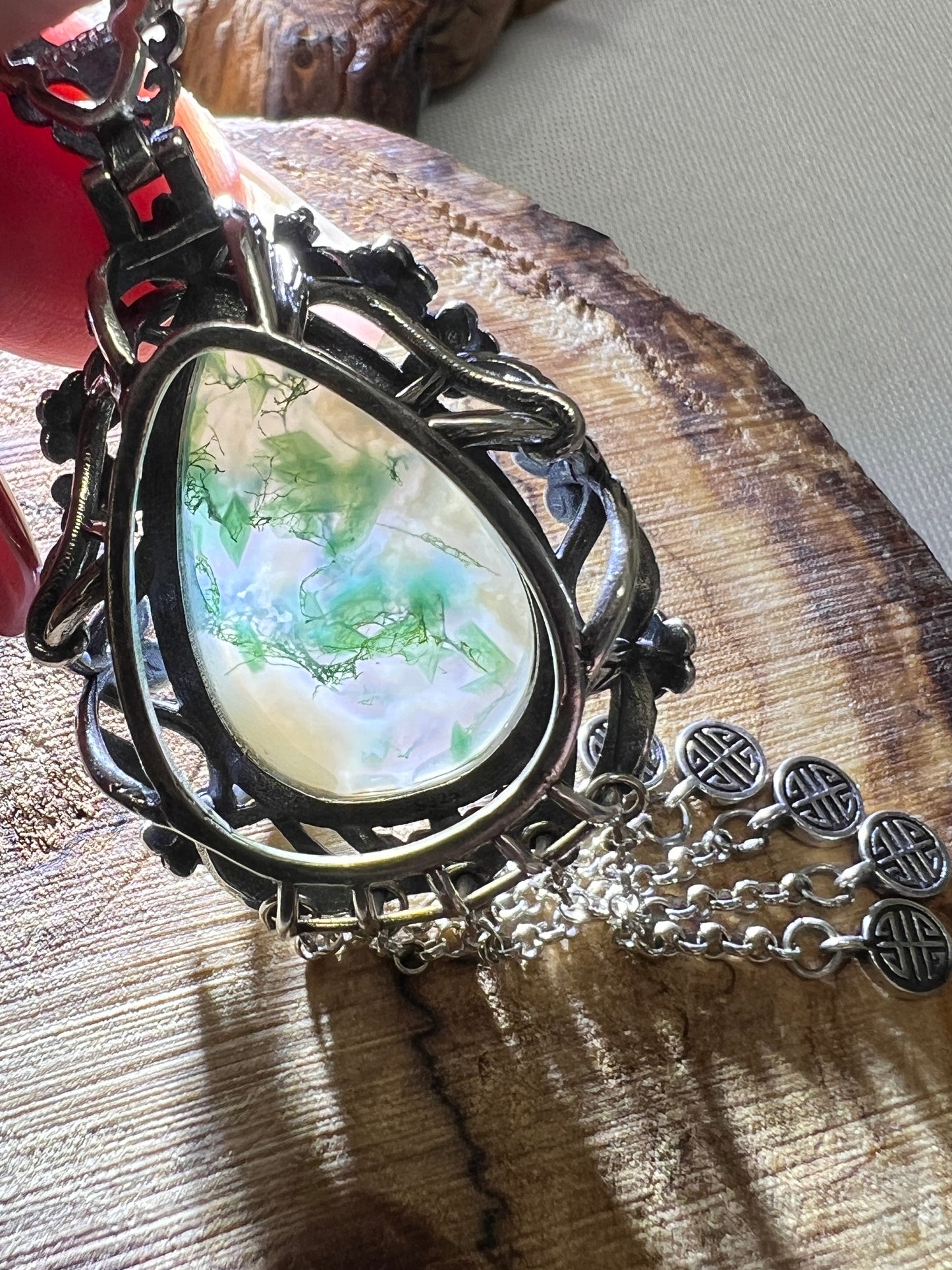 Moss Agate Pendant