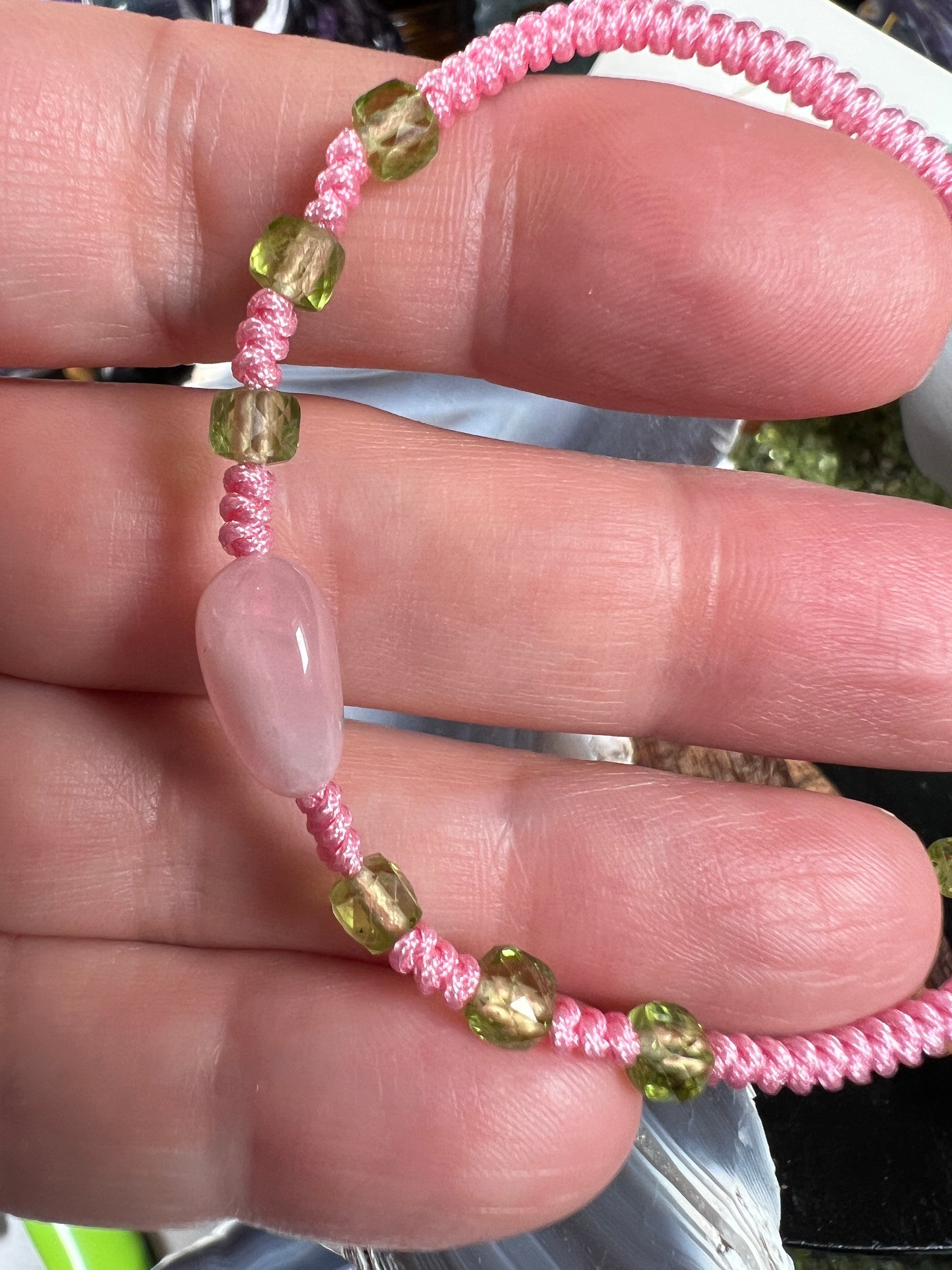 rose quartz bracelet