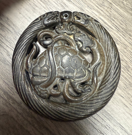 Aerolite Dragon Turtle Carving