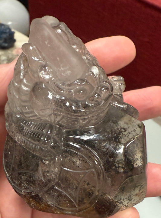 Lodolite (Garden Quartz) Money Toads