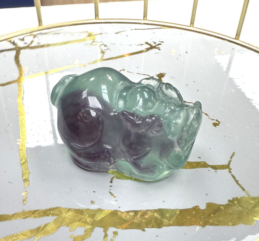 Fluorite Pixiu Carvings