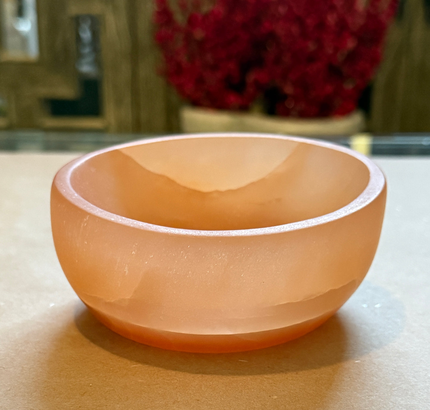 Orange Selenite Bowls