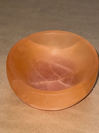 Orange Selenite Bowls