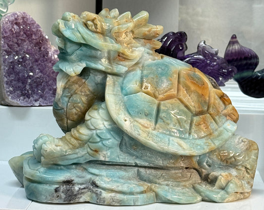 Amazonite Dragon Turtle - Collector's Edition