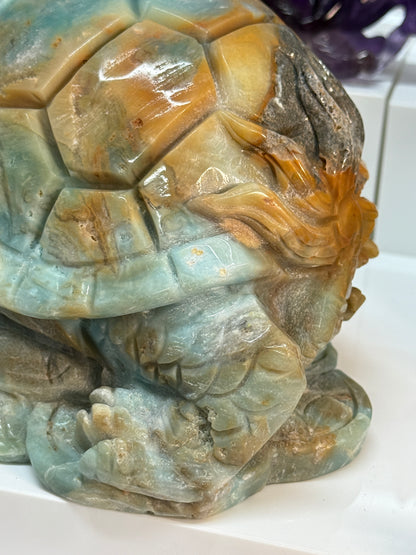Amazonite Dragon Turtle - Collector's Edition