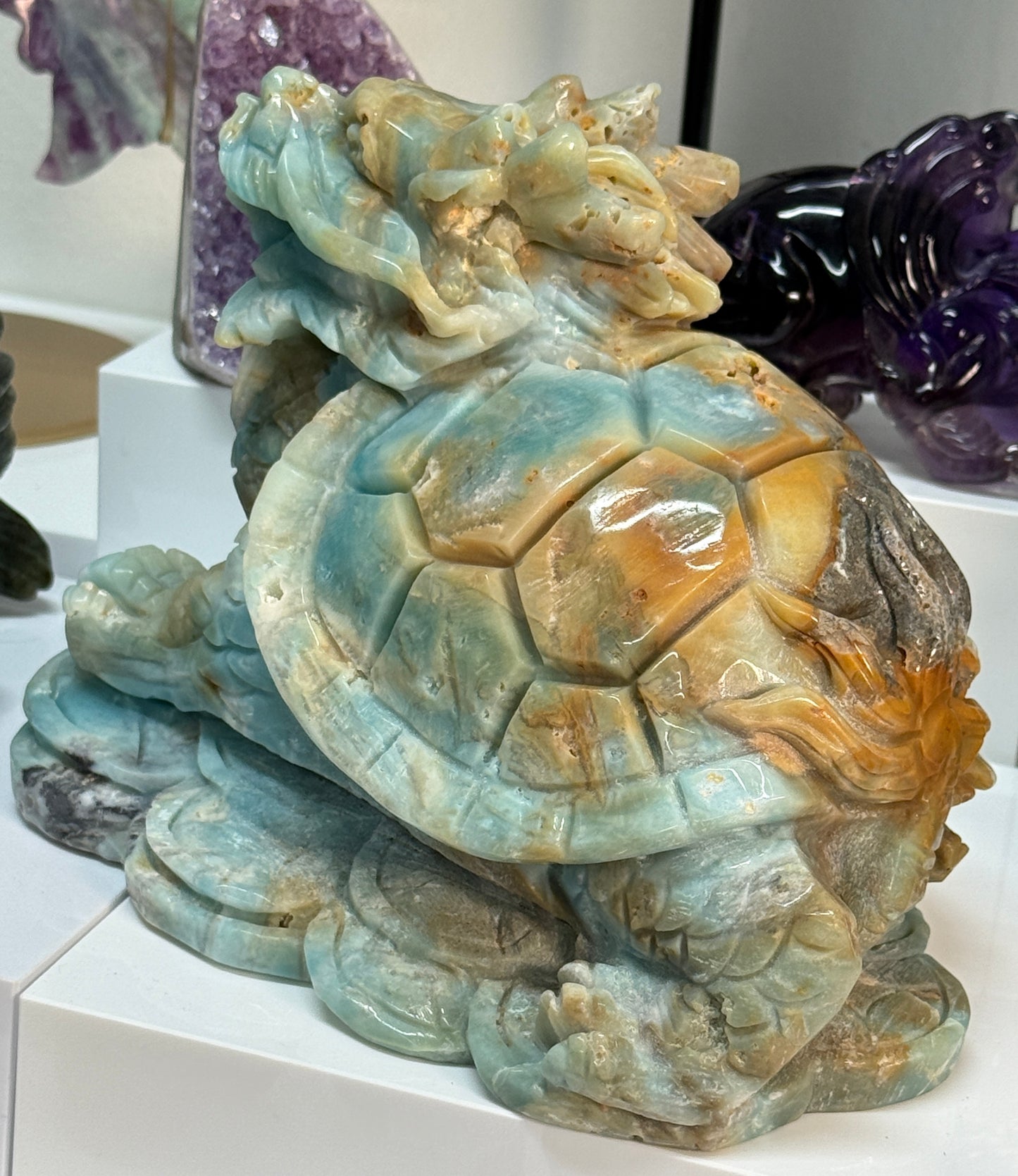 Amazonite Dragon Turtle - Collector's Edition