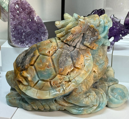 Amazonite Dragon Turtle - Collector's Edition