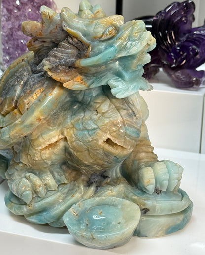 Amazonite Dragon Turtle - Collector's Edition