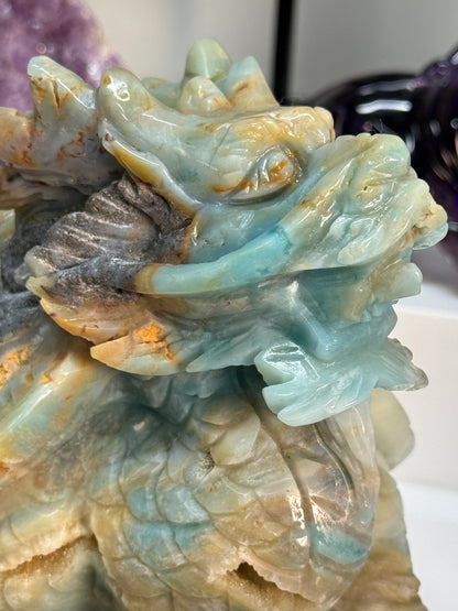 Amazonite Dragon Turtle - Collector's Edition