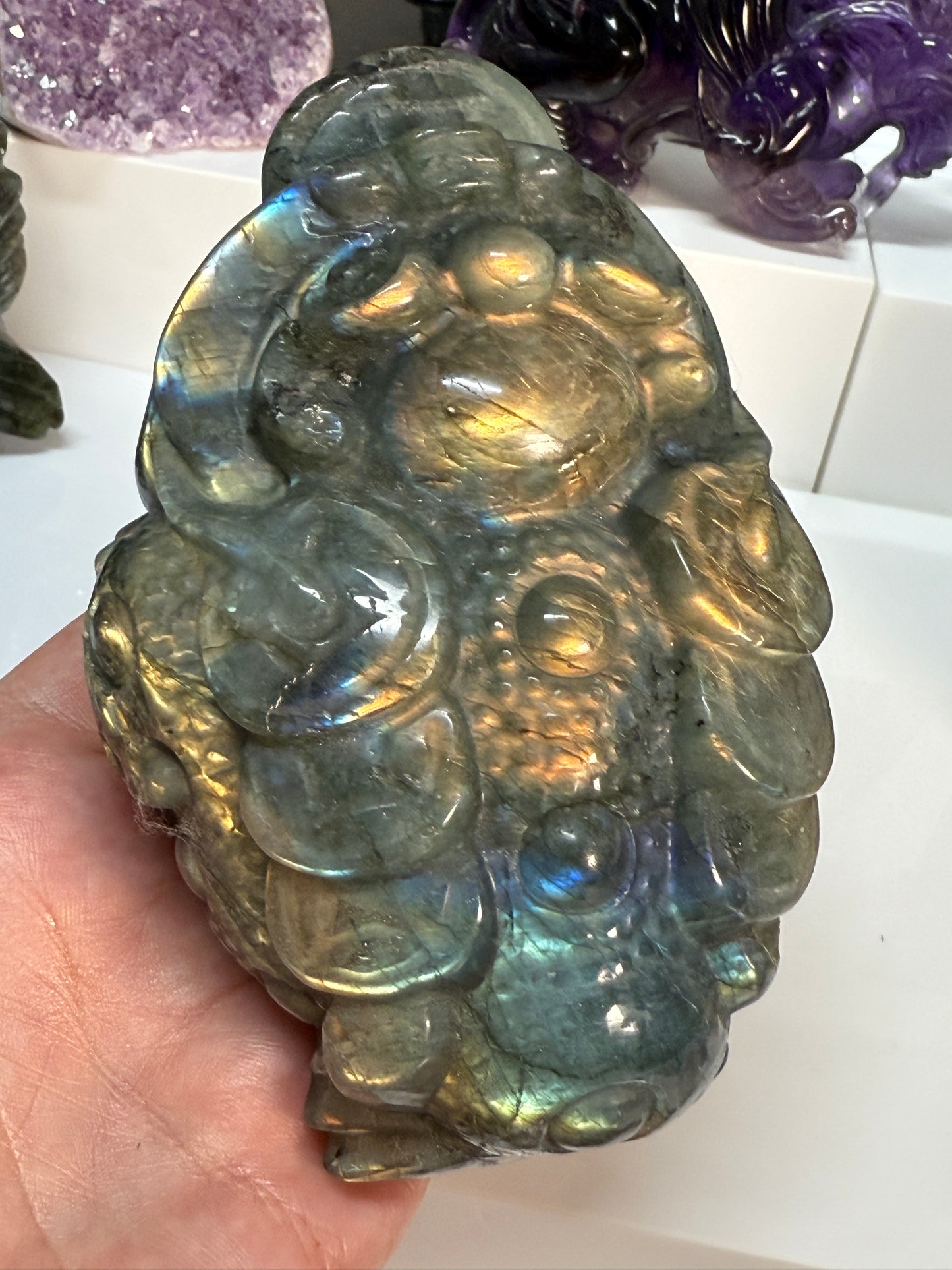 Labradorite Money Toads