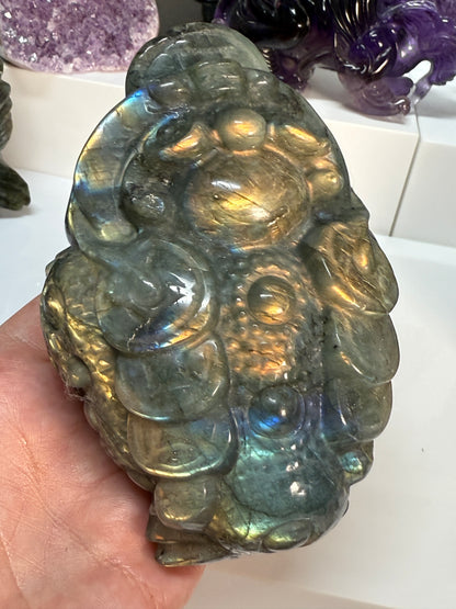 Labradorite Money Toads