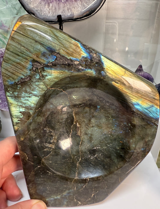 Labradorite Crystal Bowl