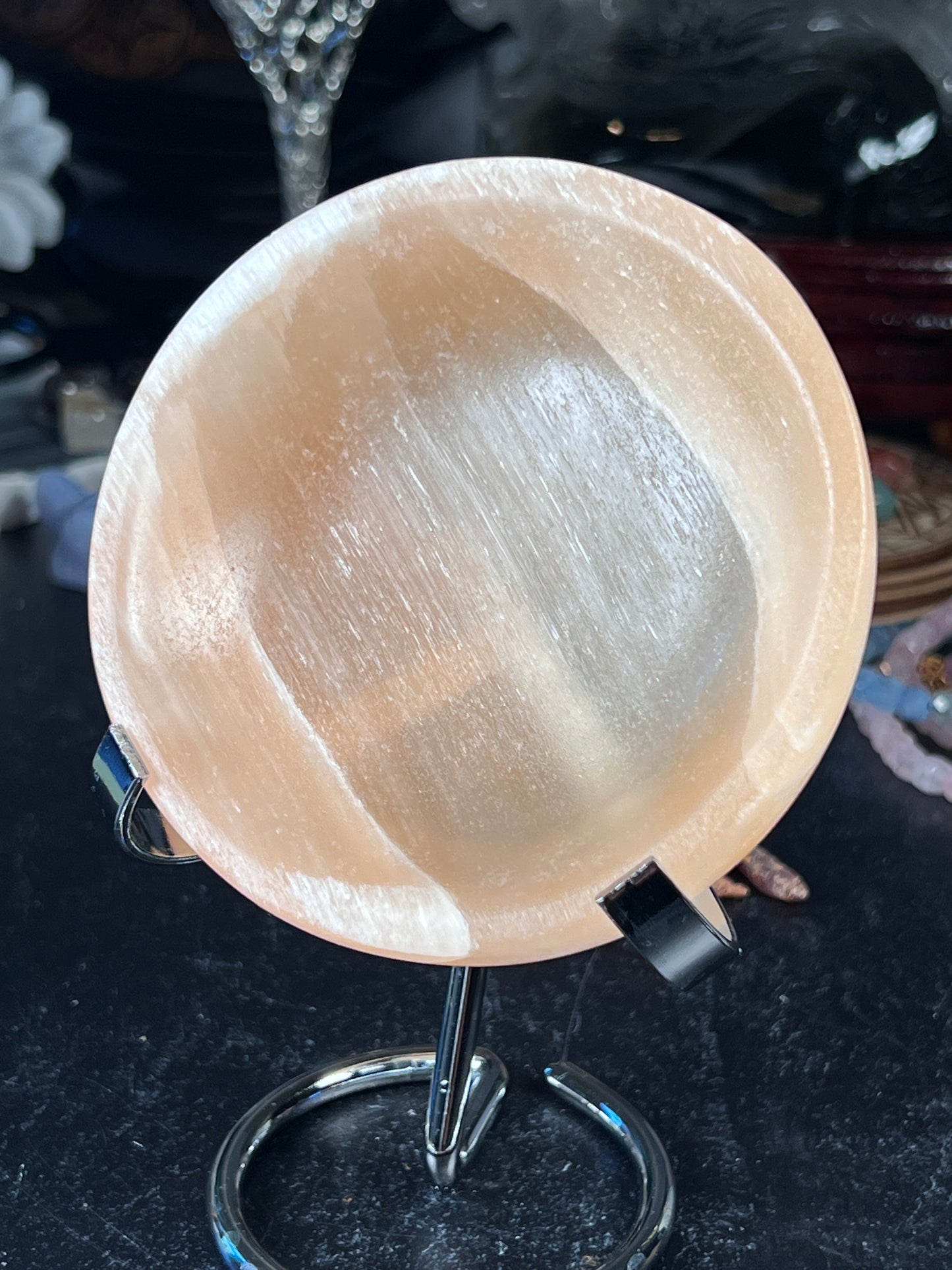 Orange Selenite Bowls